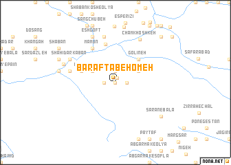 map of Barāftāb-e Homeh