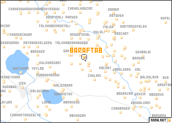 map of Bar Āftāb