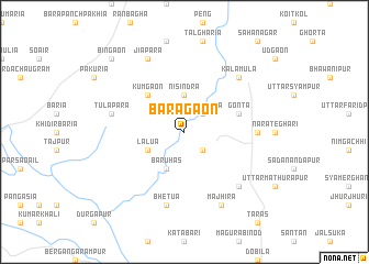 map of Baragaon