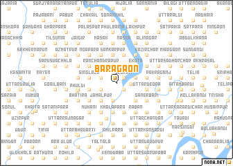 map of Baragaon