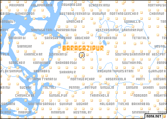 map of Bara Gāzipur