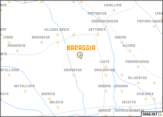 map of Baraggia