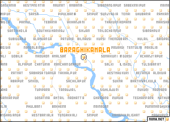 map of Bara Ghikamala