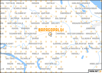 map of Bara Gopāldi