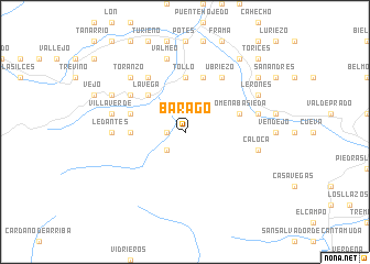 map of Bárago