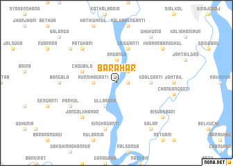 map of Barahar