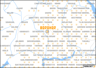 map of Barahār