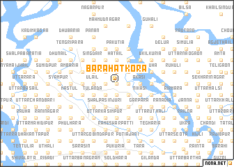 map of Bara Hātkora