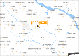 map of Bara Hāzra