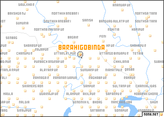 map of Barāhīgobinda