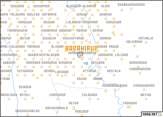 map of Bārāhīpur