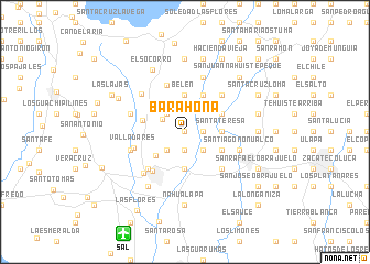 map of Barahona