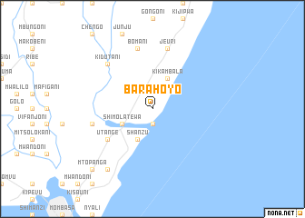 map of Bara Hoyo