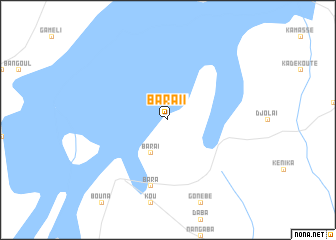 map of Bara II