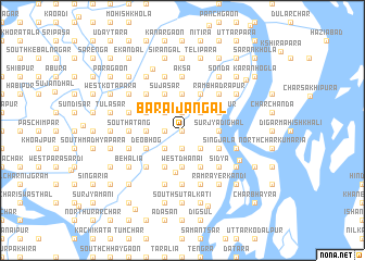 map of Bāraijangal