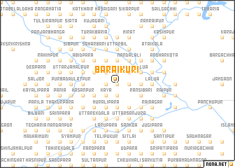 map of Baraikuri