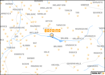 map of Baraina