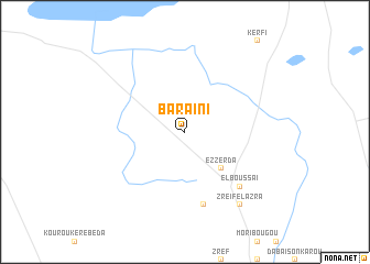 map of Baraïni