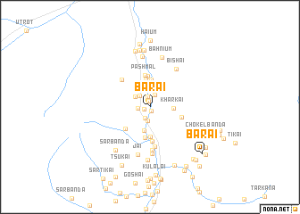 map of Bārai