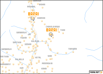 map of Barai