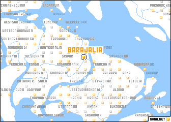 map of Bara Jālia