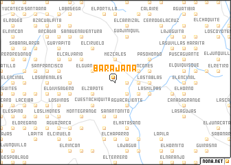 map of Barajana