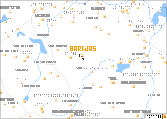 map of Barajas