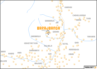 map of Baraj Bānda