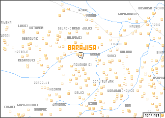 map of Barajiša