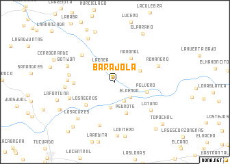 map of Barajola