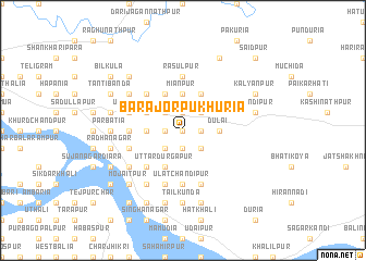 map of Bara Jorpukhuria