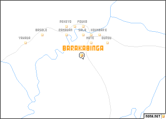 map of Barakabinga