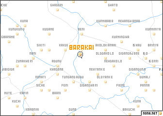 map of Barakai