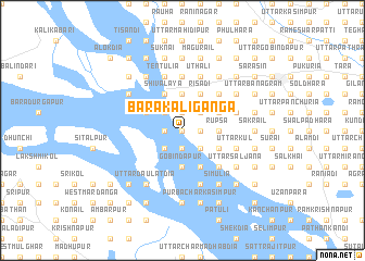 map of Bara Kāliganga
