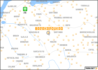 map of Baraka Poukao
