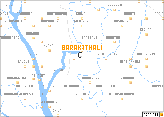 map of Bara Kāthāli