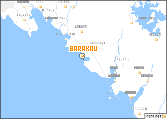 map of Barakau