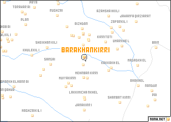 map of Bara Khān Kirri