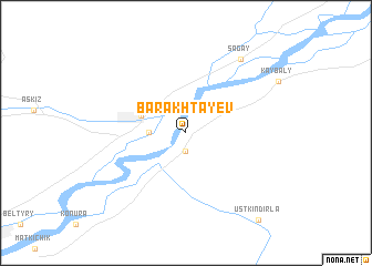 map of Barakhtayev