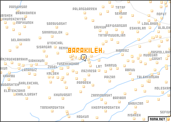 map of Barakīleh