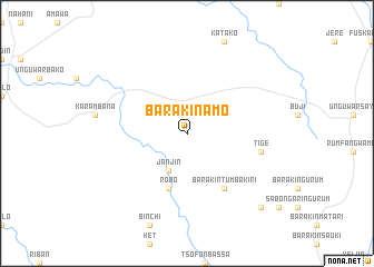 map of Barakin Amo