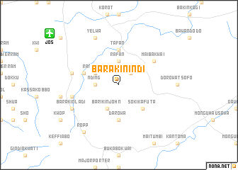 map of Barakin Indi