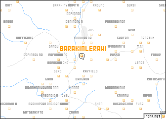 map of Barakin Lerawi