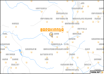 map of Barakin Nda