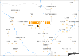 map of Barakin Passa