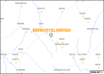map of Barakin Yelwa Rishi