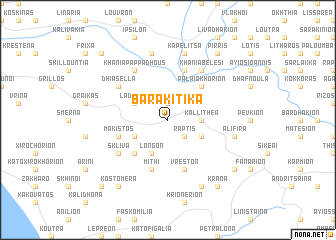 map of Barakítika