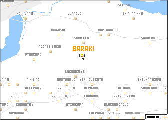 map of Baraki