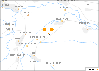 map of Baraki