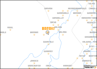 map of Baraki